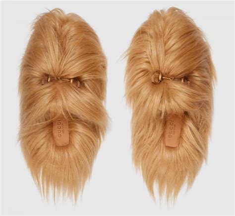 gucci chewbacca slippers.